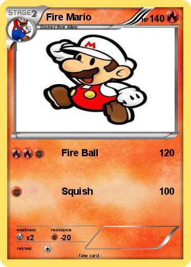 Pokemon Fire Mario