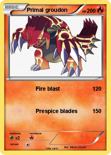 Pokemon Primal groudon