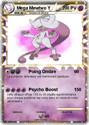 Pokemon Mega Mewtwo Y