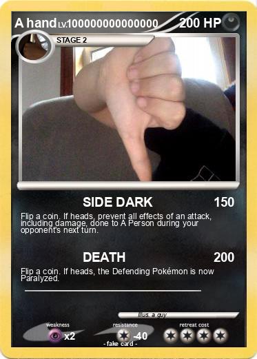 Pokemon A hand