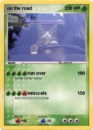 Pokemon on the road