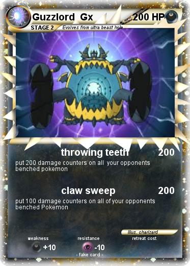 Pokemon Guzzlord  Gx