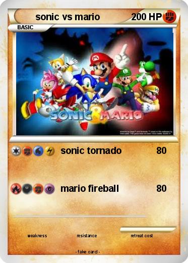 Pokemon sonic vs mario
