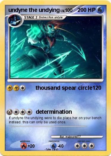 Pokemon undyne the undying