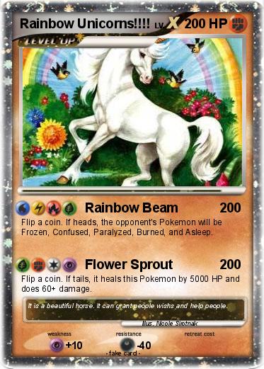 Pokemon Rainbow Unicorns!!!!