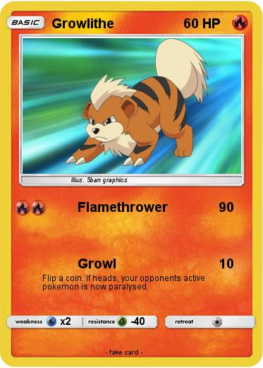 Pokemon Growlithe