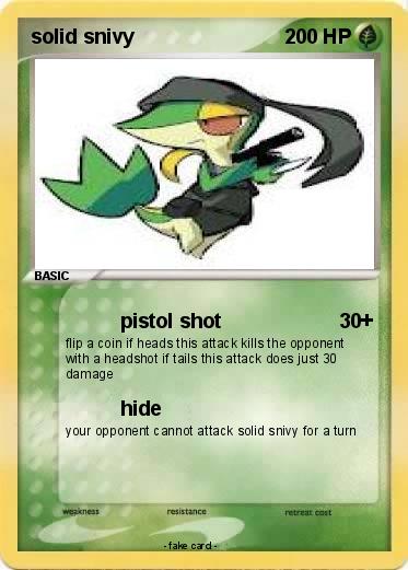 Pokemon solid snivy