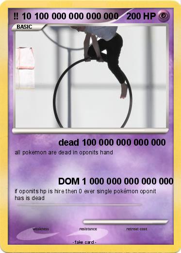 Pokemon !! 10 100 000 000 000 000