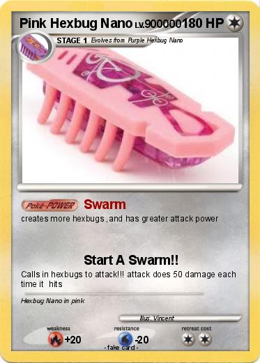 Pokemon Pink Hexbug Nano