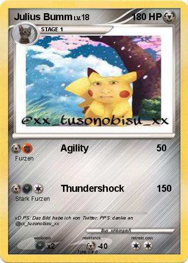 Pokemon Julius Bumm