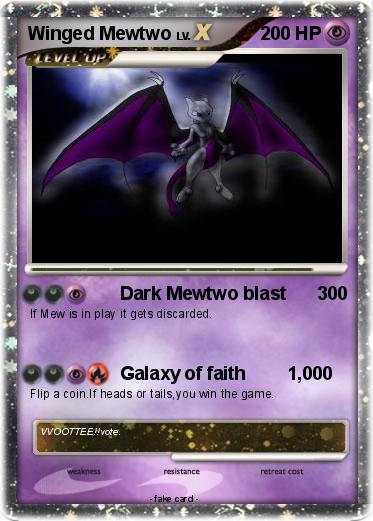 Pokemon Winged Mewtwo