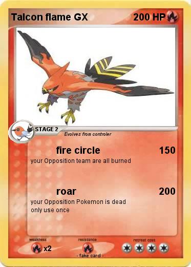 Pokemon Talcon flame GX