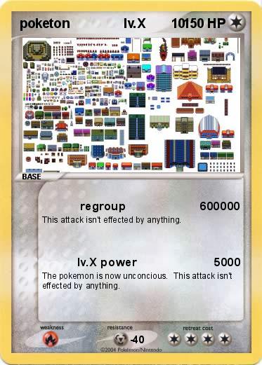 Pokemon poketon               lv.X       10     