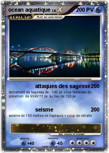 Pokemon ocean aquatique