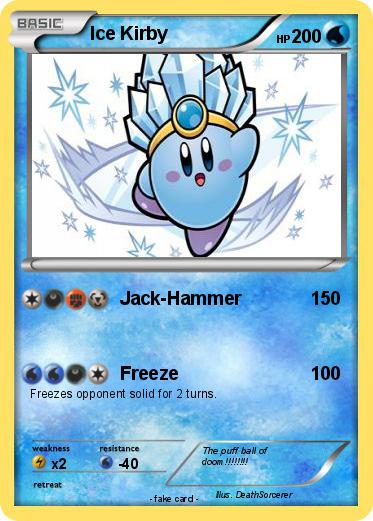 Pokemon Ice Kirby
