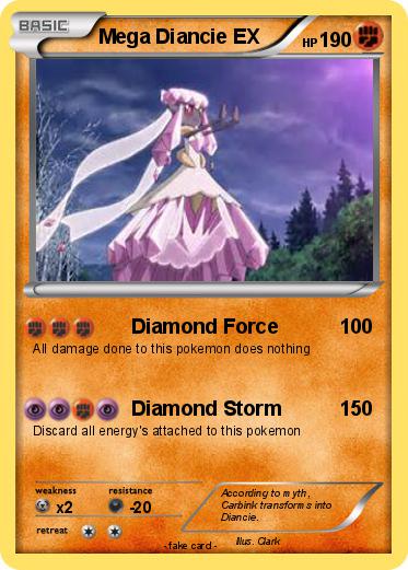 Pokemon Mega Diancie EX