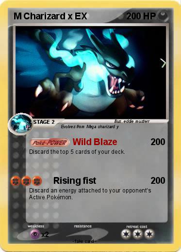 Pokemon M Charizard x EX