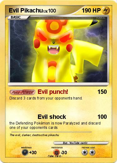 Pokemon Evil Pikachu