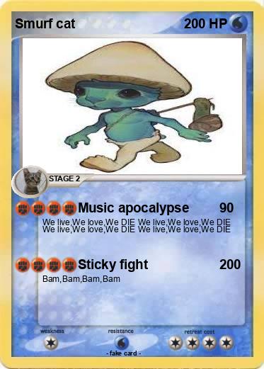 Pokemon Smurf cat