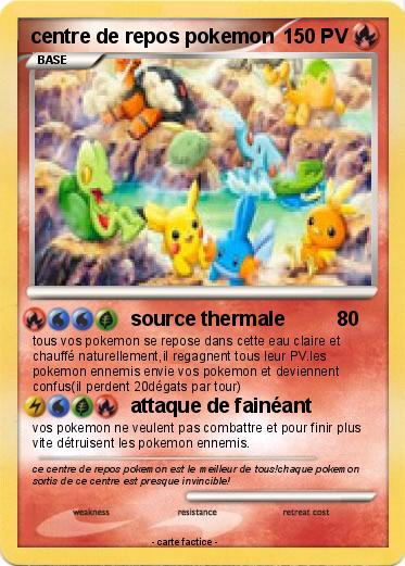 Pokemon centre de repos pokemon
