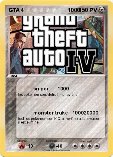 Pokemon GTA 4                            1000