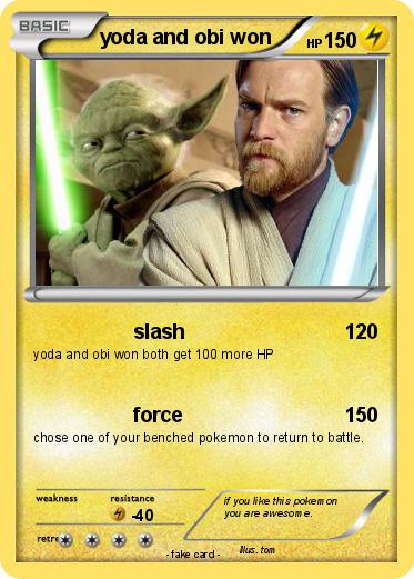 Pokemon yoda and obi won