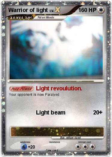 Pokemon Warrior of light