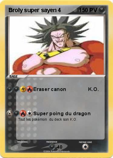 Pokemon Broly super sayen 4  