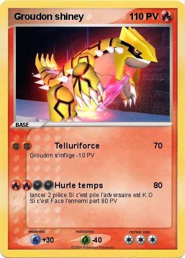 Pokemon Groudon shiney