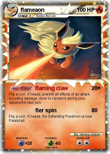 Pokemon flameaon