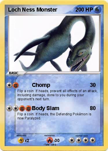 Pokemon Loch Ness Monster