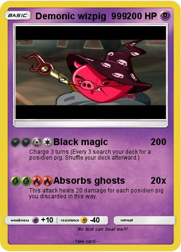 Pokemon Demonic wizpig  999