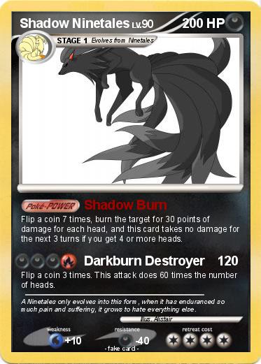 Pokemon Shadow Ninetales