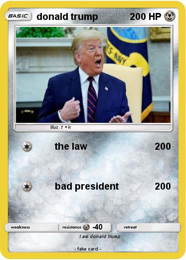 Pokemon donald trump