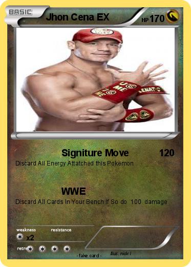 Pokemon Jhon Cena EX