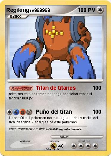 Pokemon Regiking