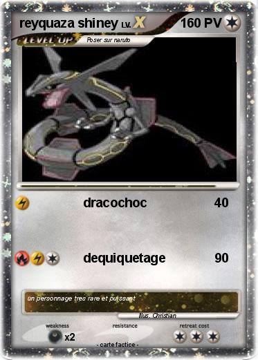 Pokemon reyquaza shiney