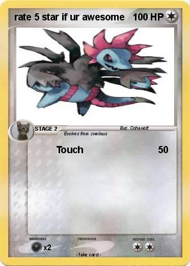 Pokemon rate 5 star if ur awesome