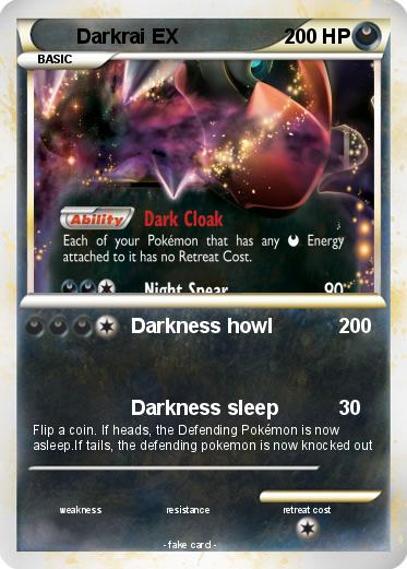 Pokemon Darkrai EX