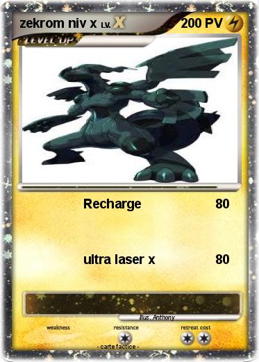 Pokemon zekrom niv x
