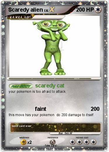 Pokemon Scaredy alien
