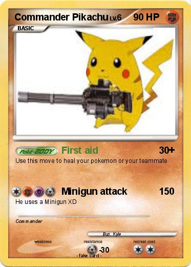 Pokemon Commander Pikachu