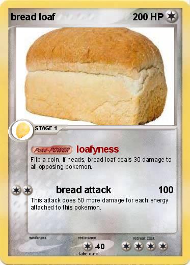 Pokemon bread loaf