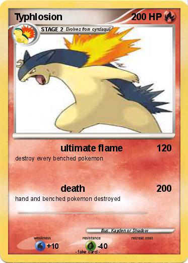 Pokemon Typhlosion