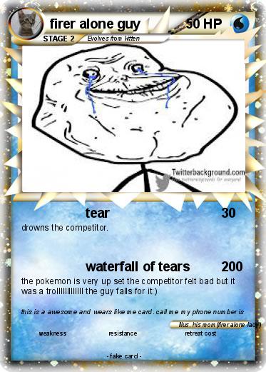 Pokemon firer alone guy
