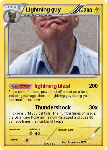 Pokemon Lightning guy