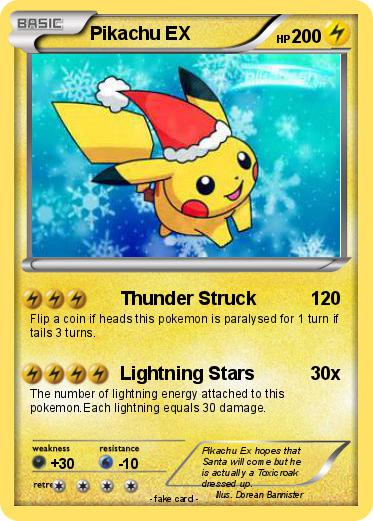 Pokemon Pikachu EX