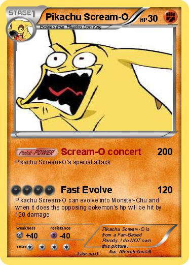 Pokemon Pikachu Scream-O