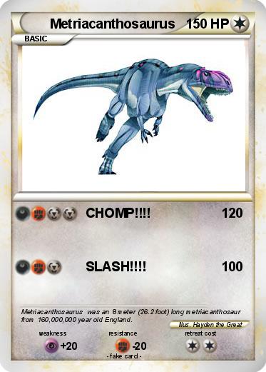 Pokemon Metriacanthosaurus