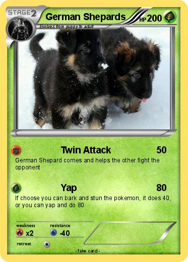Pokemon German Shepards